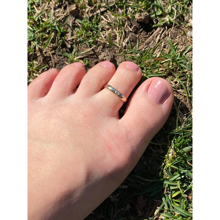 Zahav Jewelry – Engroshandel Båndring – 14kt massivt guld | Guldtåring | Justerbar tåring | Minimalistiske smykker | 14kt massivt guld I hverdagssmykker I enkle guldringe