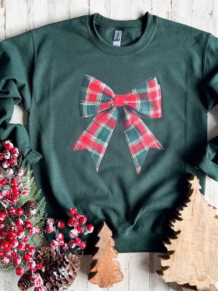 Rutig julrosetttröja för wholesale av Alabama Threads