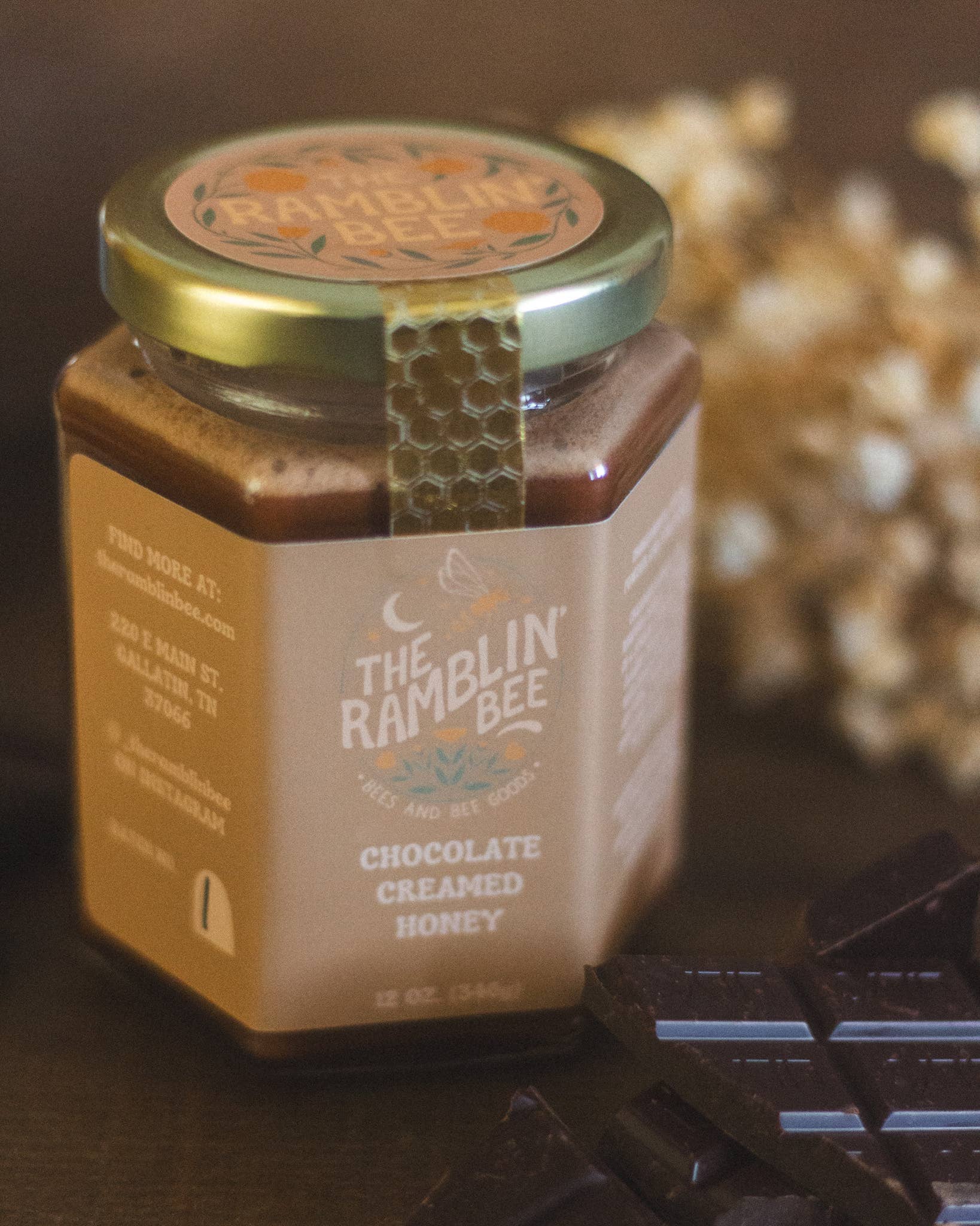 The Ramblin' Bee - Wholesale Honey - Chocolate Creamed Honey2