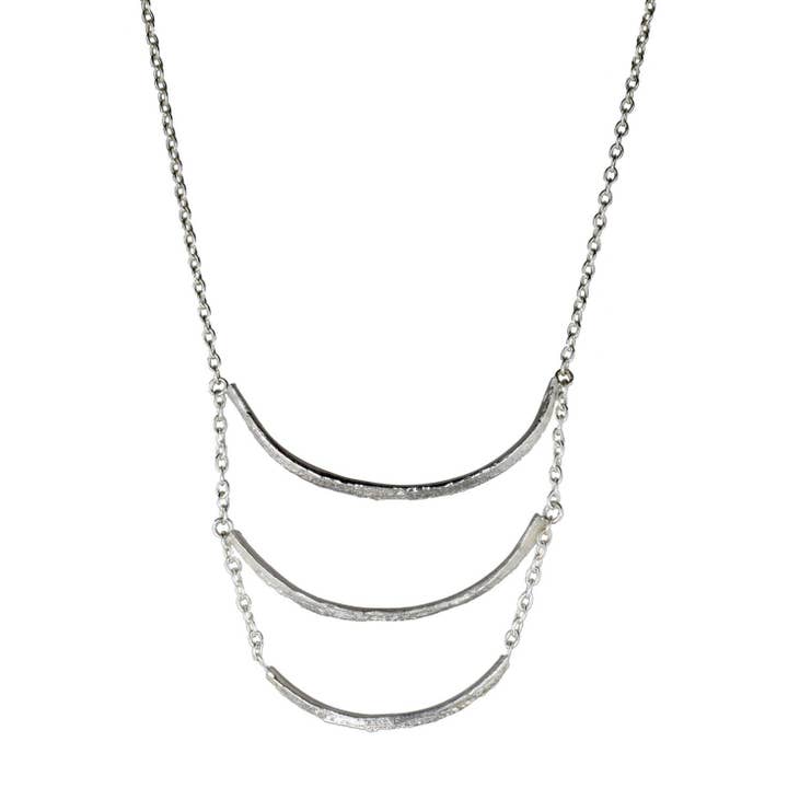 Le collier en argent rotin pour la vente par Sandrine B. Jewelry