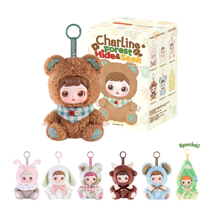 Hands Craft - Wholesale Stuffed/Plush Toy - Kids & Baby - Charline Plush Blind Box: Forest Hide & Seek Pendant