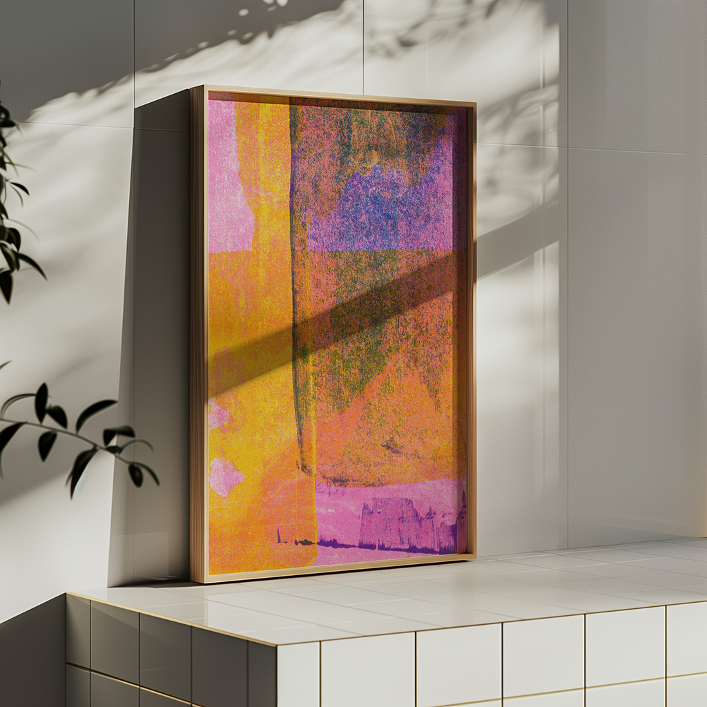 House Of Payne - Wholesale Art Print - Abstract Wall Art | Orange Wall Art | Colourful Art | Print1