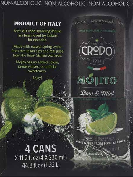 SODA CRAFT MOJITO ITALIAN - FONTI DI CRODO for wholesale by Hudson Meat Company