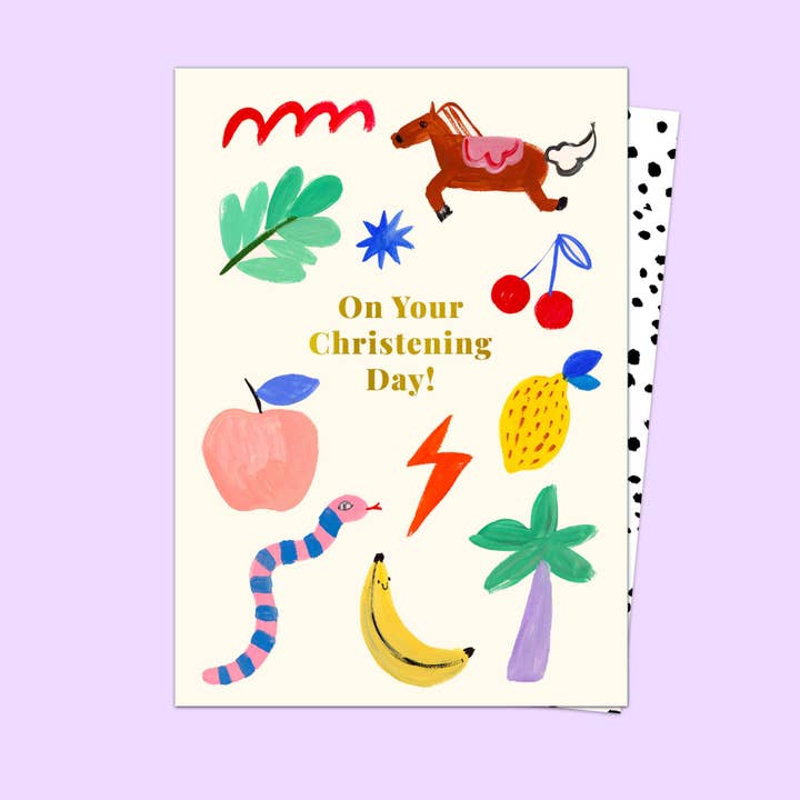 Eleanor Bowmer – wholesale Baby card – On Your Christening Day Card