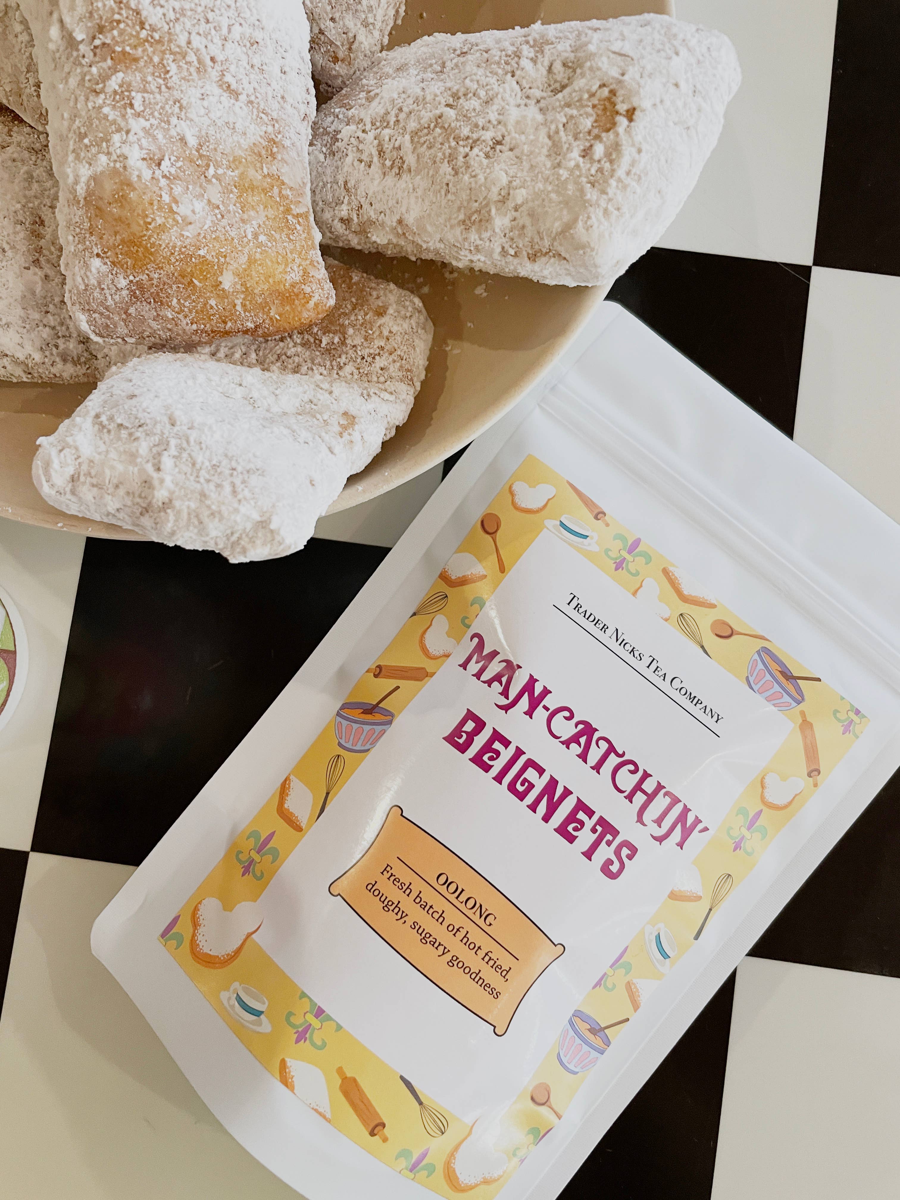Trader Nicks Tea Company - Wholesale Loose Tea - Man-Catchin’ Beignets Oolong Tea4