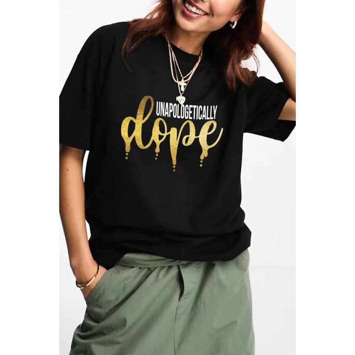 DOPE FOIL WOMEN GRAPHIC TEE for wholesale by Nobrand