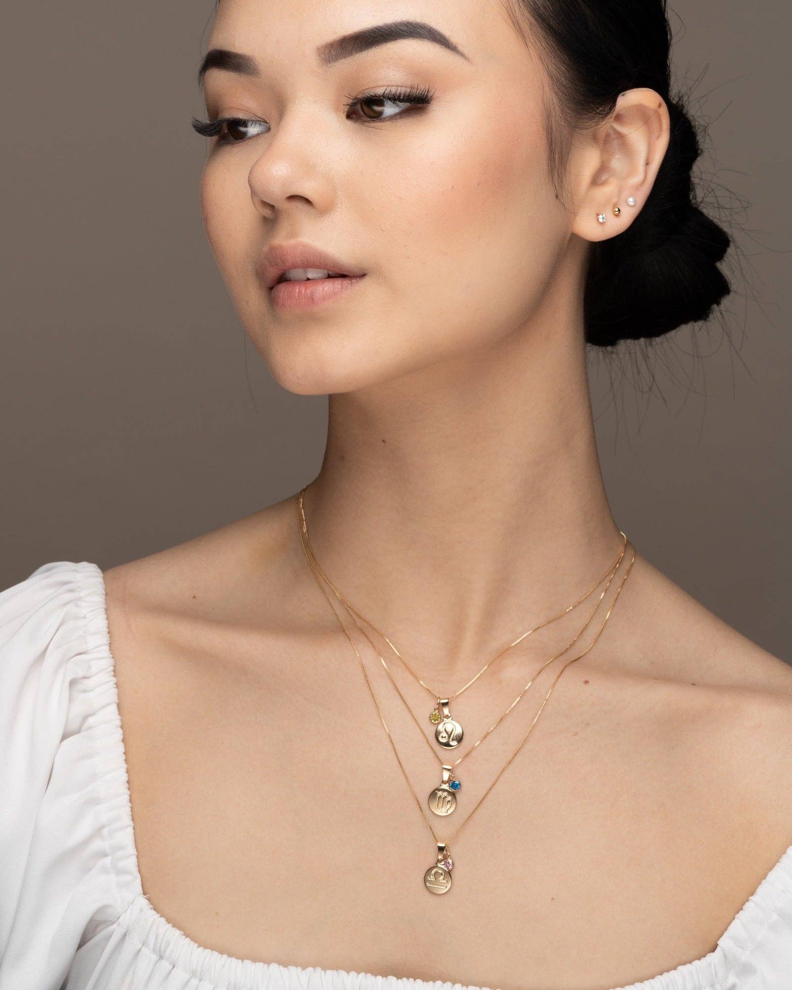 ERIJEWELRY - Venta al por mayor Collares con colgantes/abalorios - Collar del zodíaco Aquarius5