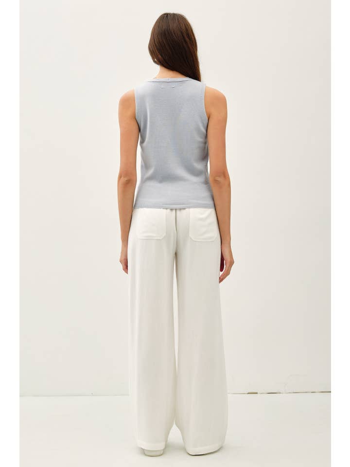 Be Cool - Wholesale Tank Top - Women's - MINIMAL V-NECK SWEATER TANK 5