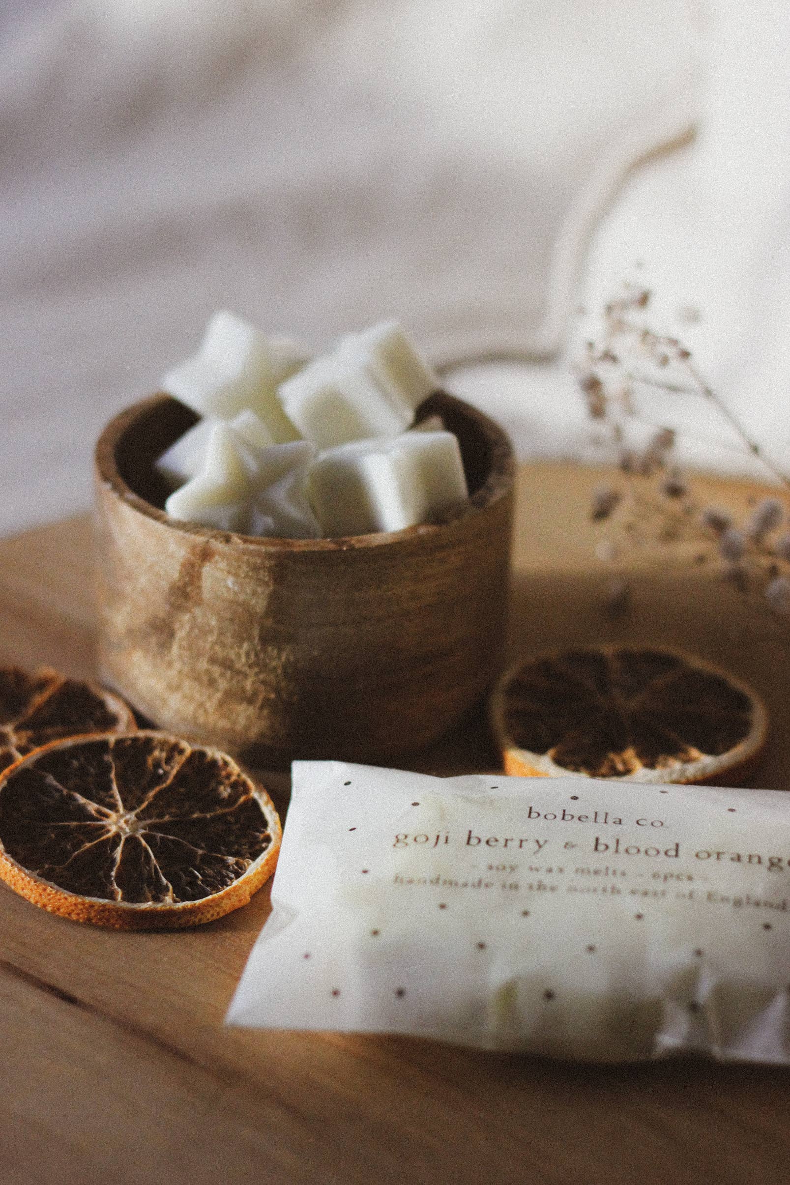 Bobella Co. – wholesale Wax melt – Goji Berry & Blood Orange Soy Wax Melts2