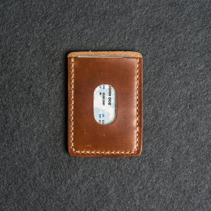 Ox & Pine - Wholesale Wallet - Unisex - Two Pocket Wallet - Personalized Leather Wallet3