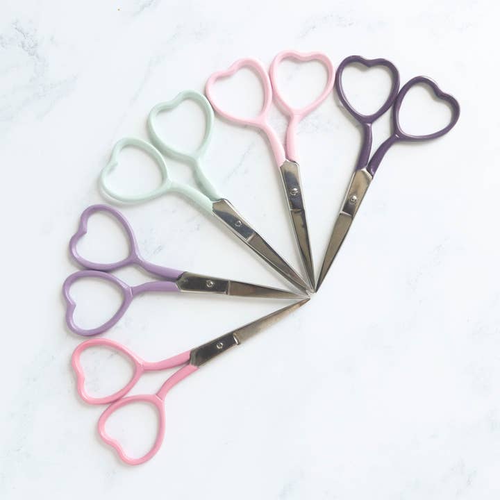 Stitched Modern – wholesale Embroidery/cross-stitch supplies – Heart Embroidery Scissors