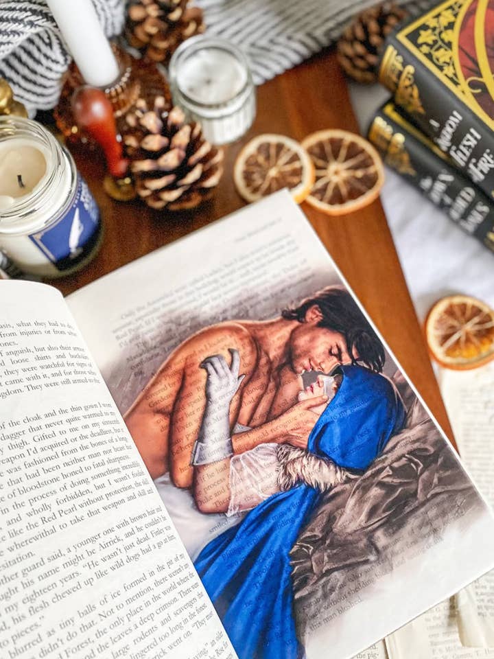 Tiré de Blood and Ash Page Overlays™ pour la vente par Reading Portal