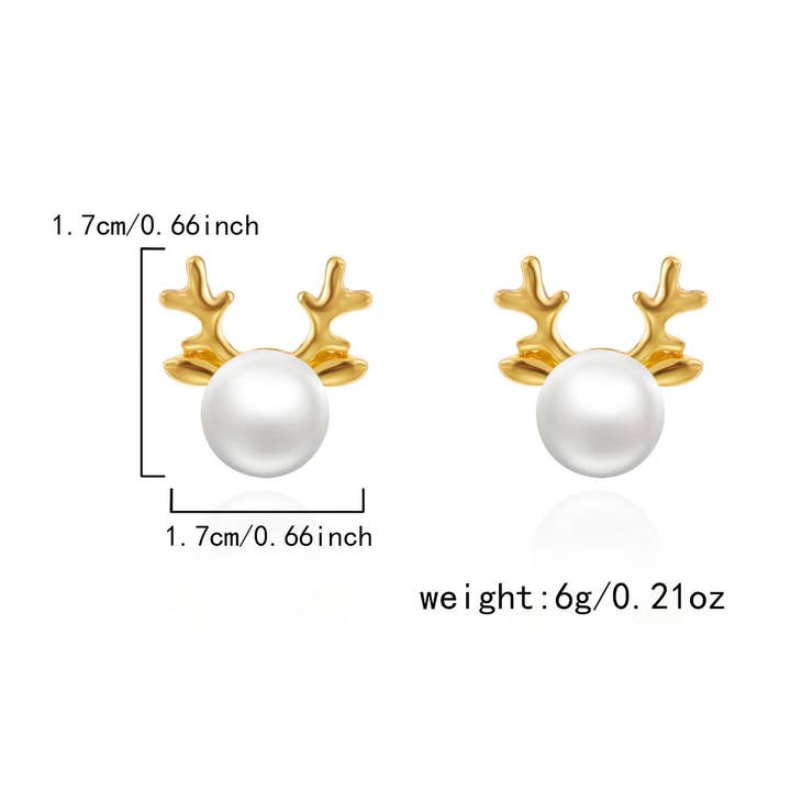 DOUBLJU - Wholesale Dangle Earrings - VERSATILE CHRISTMAS-THEMED EARRINGS_CWAJE0575318