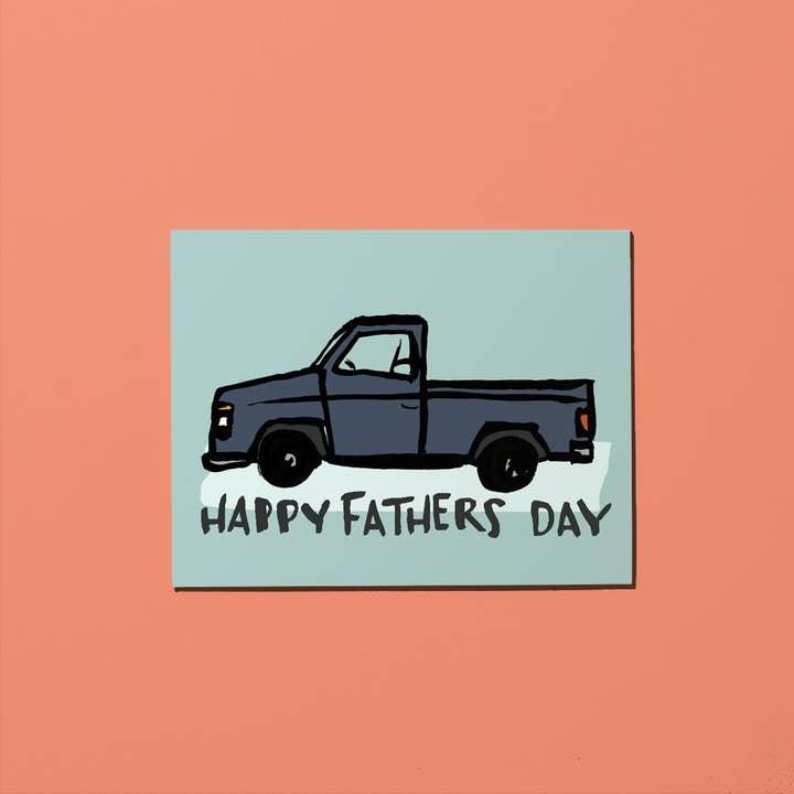 Tarjeta de camión del día del padre para venta al por mayor de bethmade