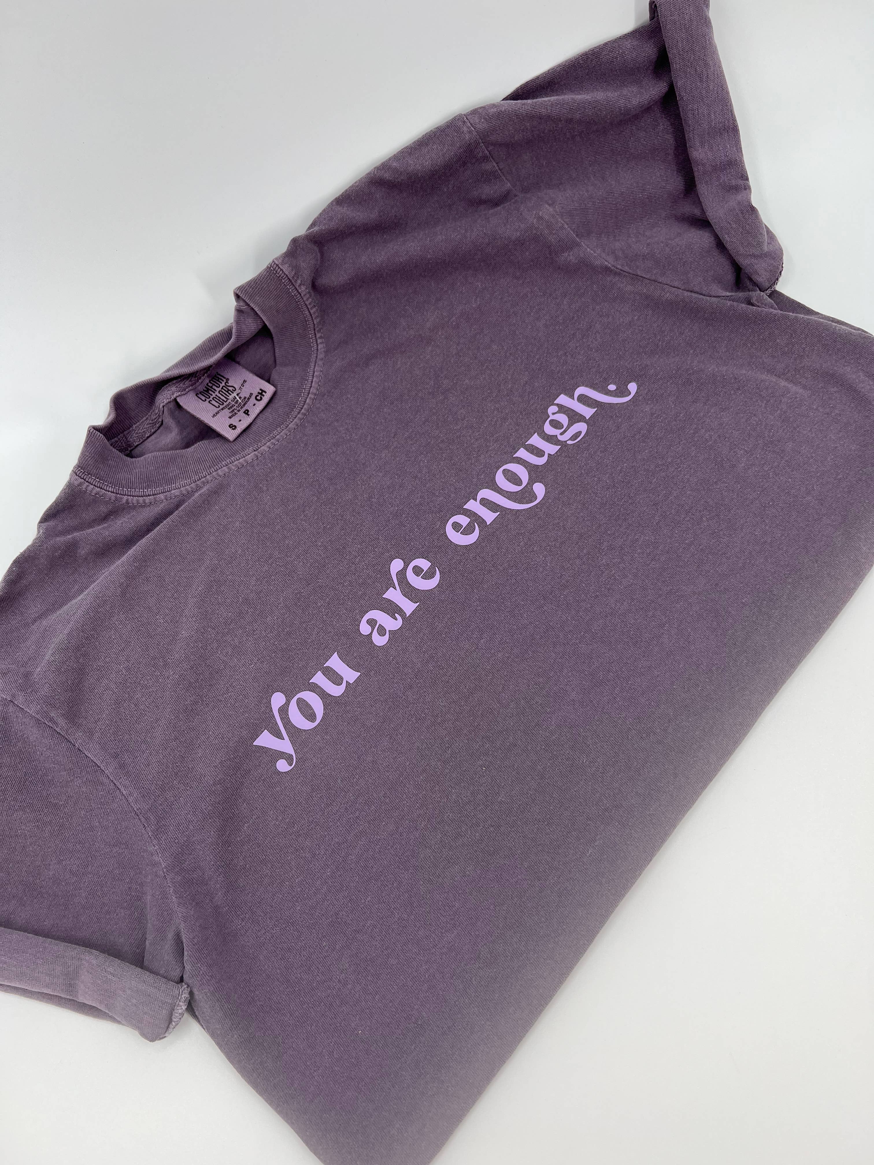 Ellie Jade Co - Wholesale Screen Printed T-Shirt - Women's - You Are Enough Short Sleeve Tee1