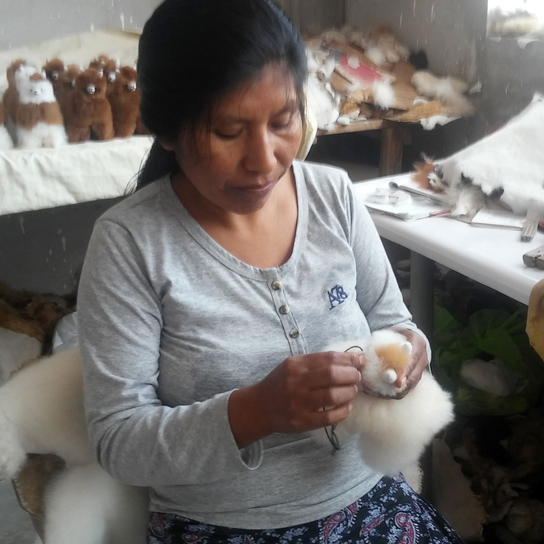 Blossom Inspirations – wholesale Stuffed/plush toy – Kids & baby – Llamaflash Alpaca fur toy7