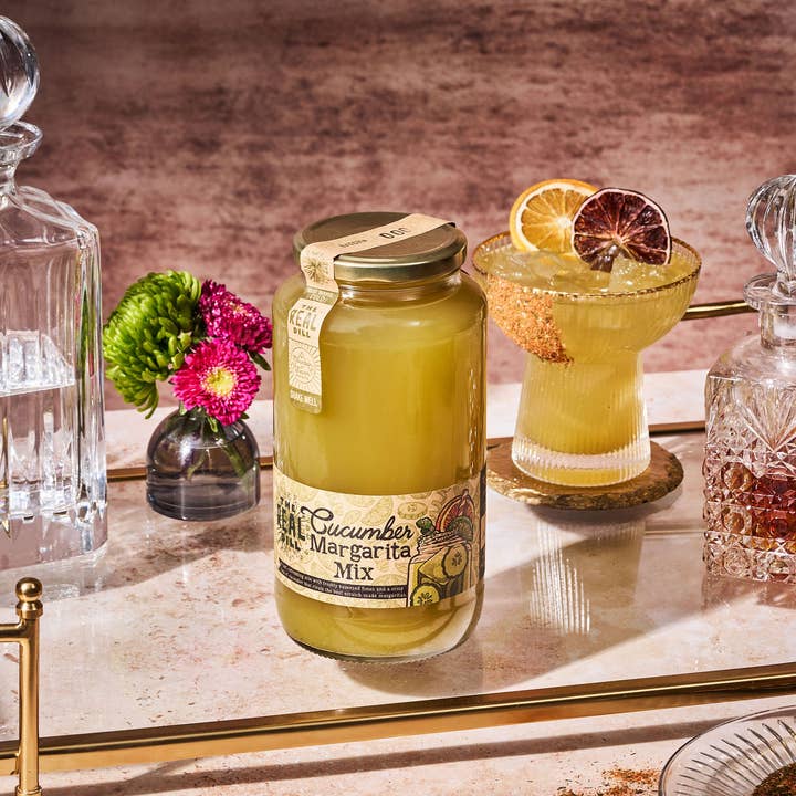 The Real Dill - Wholesale Cocktail Mix/Syrup - Cucumber Margarita Mix, 32 oz2