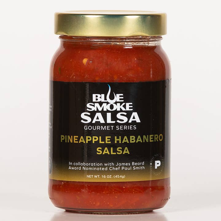 Blue Smoke Salsa Gourmet Series - Pineapple Habanero for wholesale by New River Brands