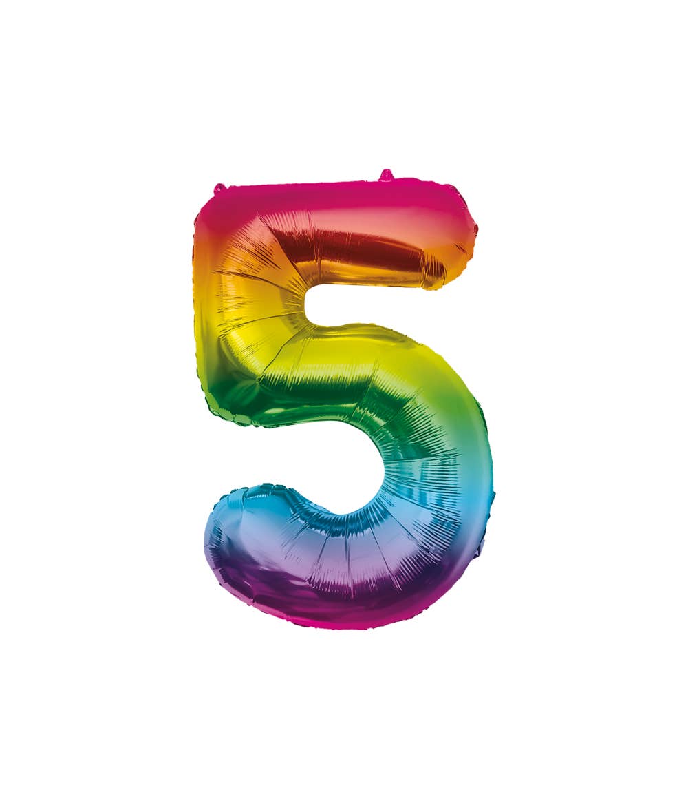 PD Party - Wholesale Balloon - Foil Balloon 86 cm- no.5 Rainbow