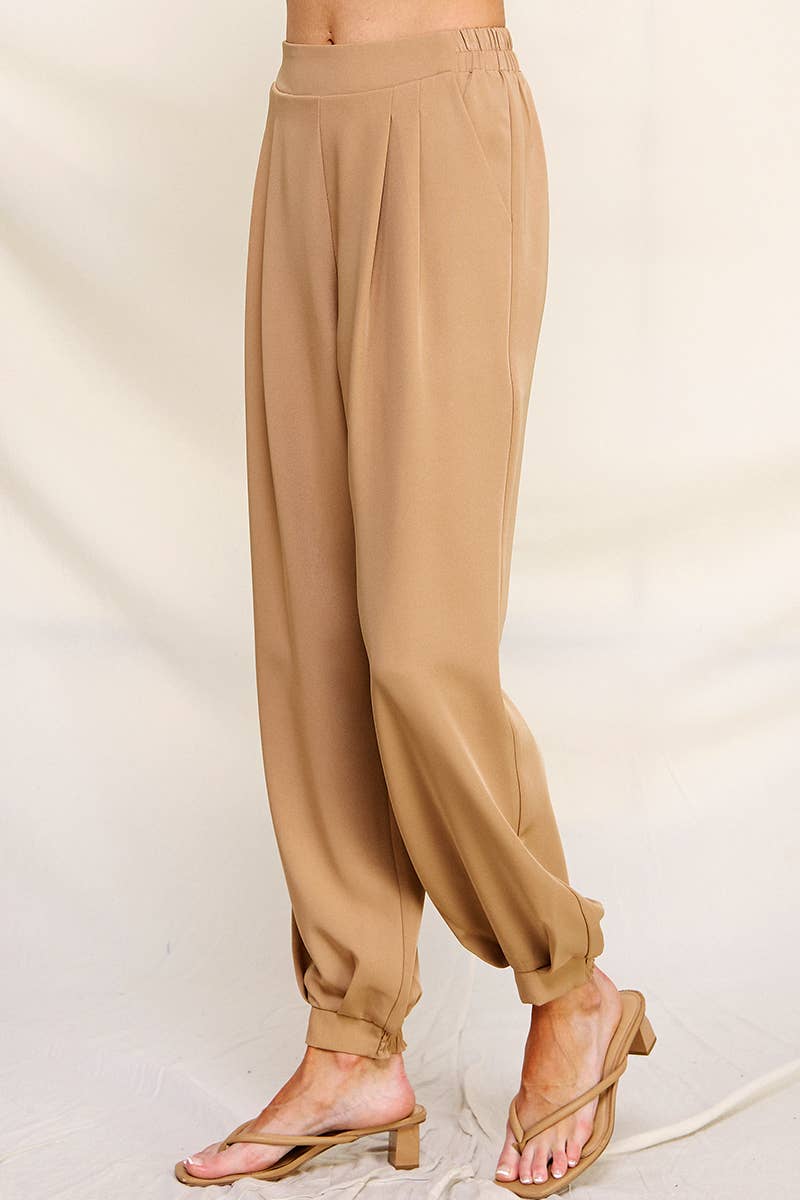 Allie Rose - Vendita all'ingrosso Pantalone - Donna - Pantaloni da jogging plissettati10