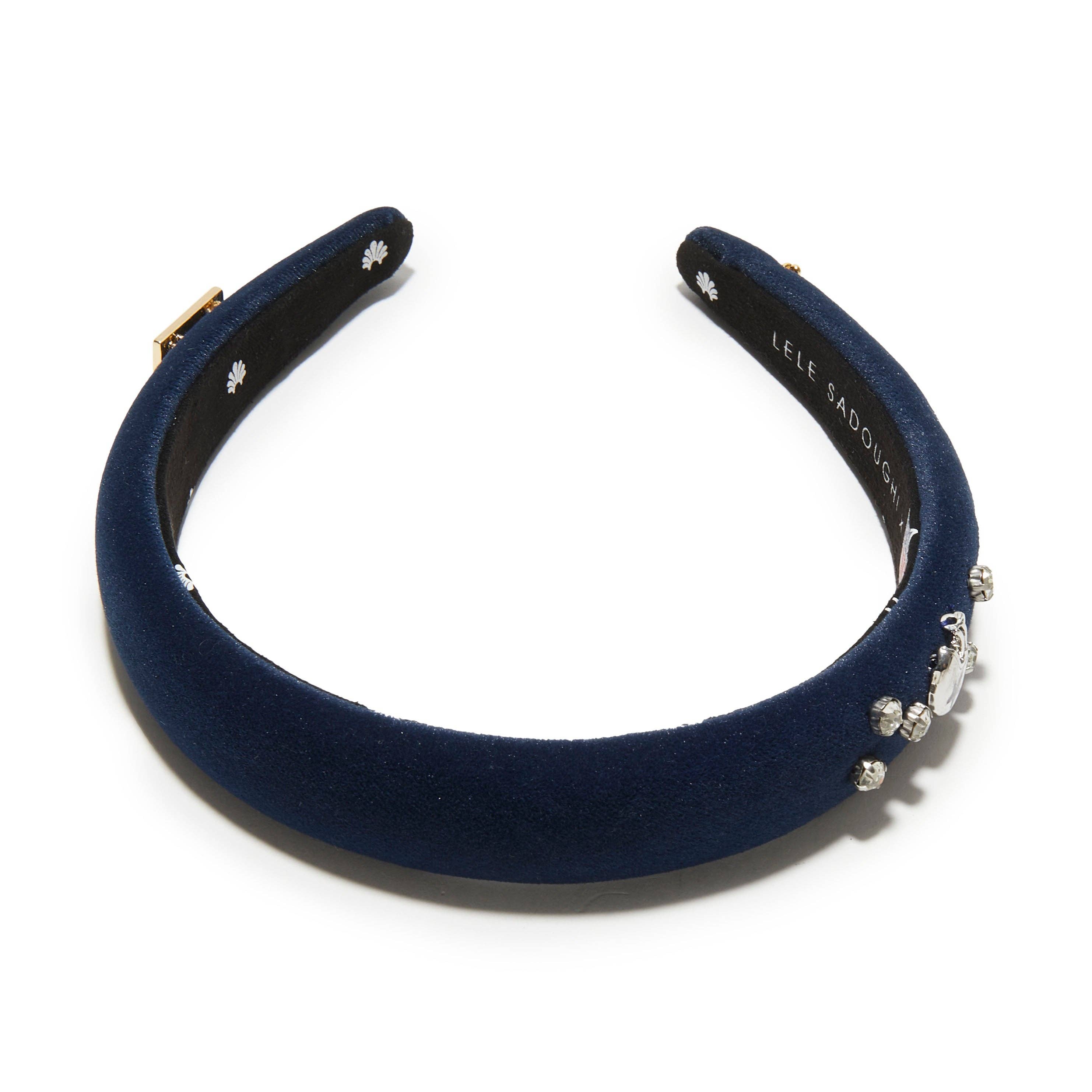 Lele Sadoughi - Wholesale Fashion Headband - Women's - DALLAS COWBOYS LELE SADOUGHI X NFL NAVY BLUE CHARLOTTE HEADBAND1