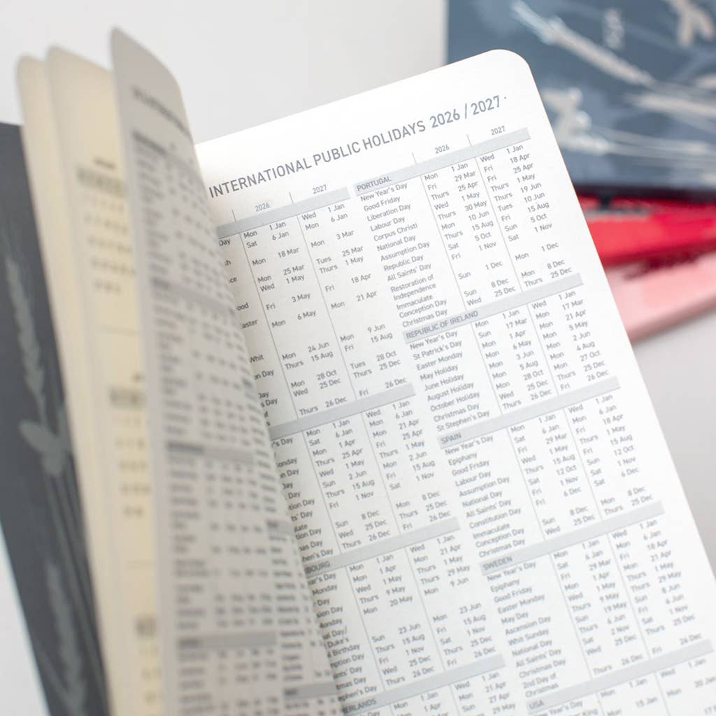 Tangible Stationery – wholesale Planner – Matilda Myres - 2026 Diary - Slim Weekly Notes8