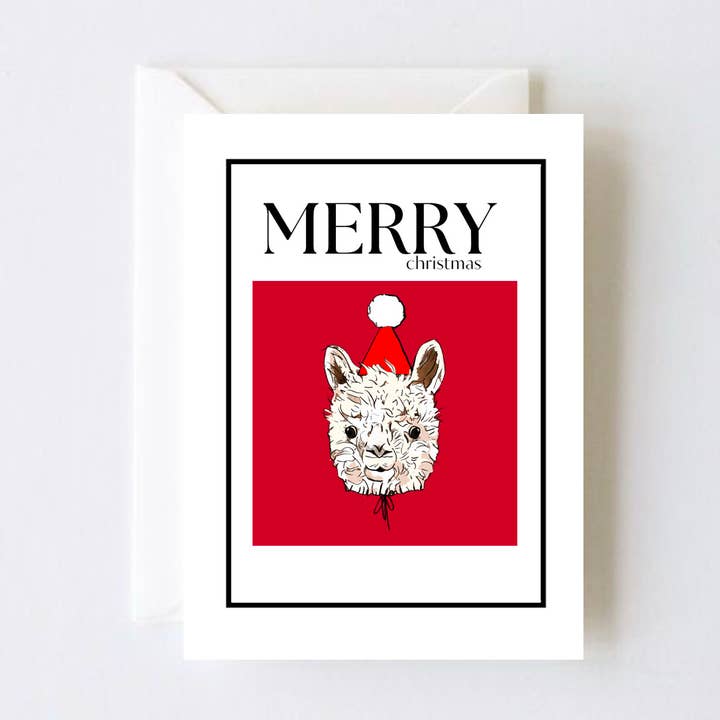 God Jul - Alpaca Julkort för wholesale av STETCH