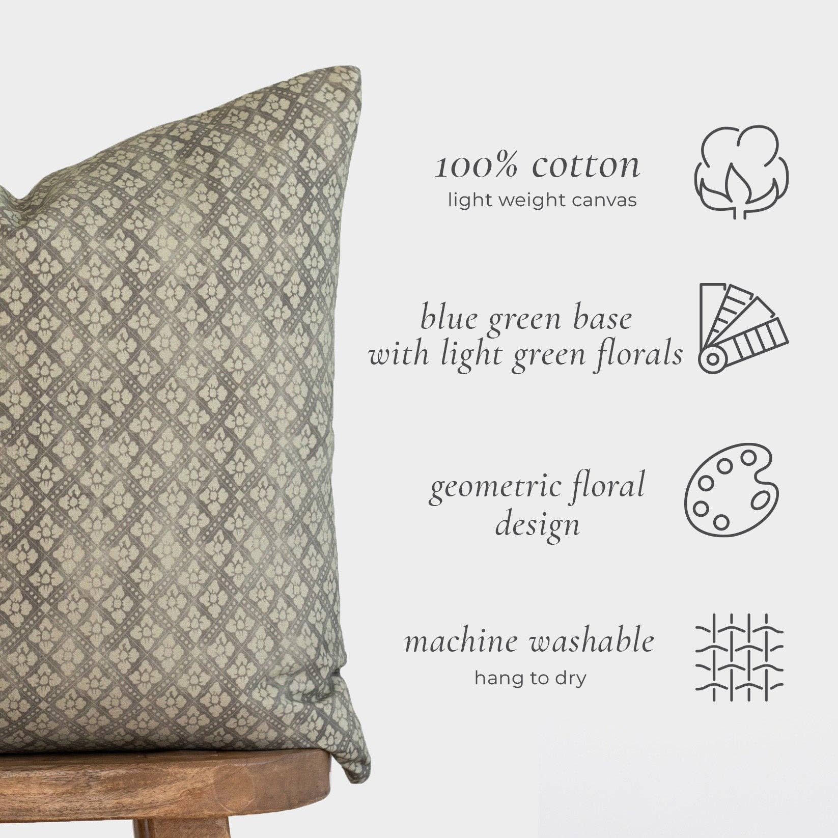 Woven Nook - Wholesale Throw Pillow Cover - Clove - 22"1