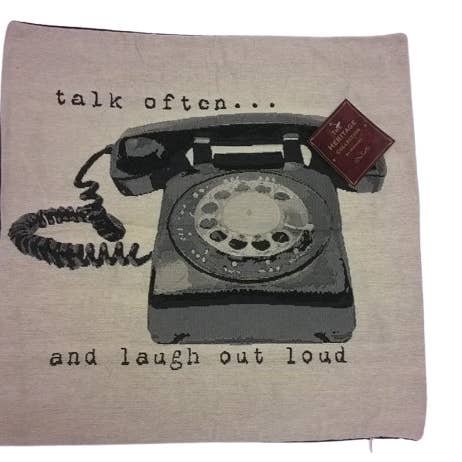 Rapport Home Furnishings Limited - Vente Housse de coussin - Housse de Coussin Machine à Écrire (43x43 cm)