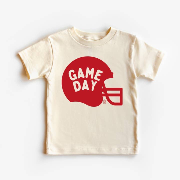 Game Day Helm Kindershirt voor wholesale door The Babe Co.
