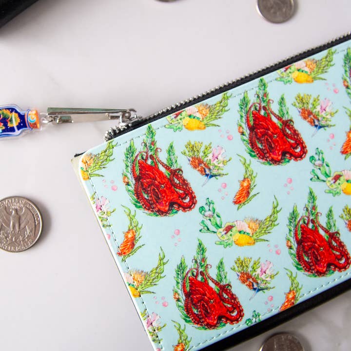The Slug And Kraken - Wholesale Wallet - Women's - Rockabilly Octopus Wallet, Octopus and reef wallet4