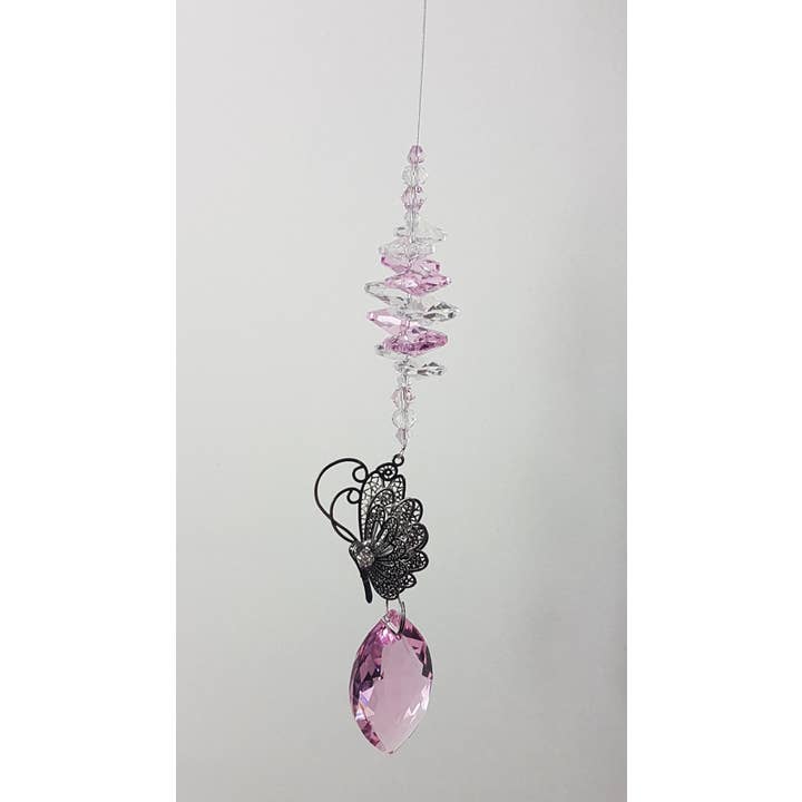 Gifts N Crystals – wholesale Suncatcher – Butterfly Suncatchers- filigree BFSC-F23