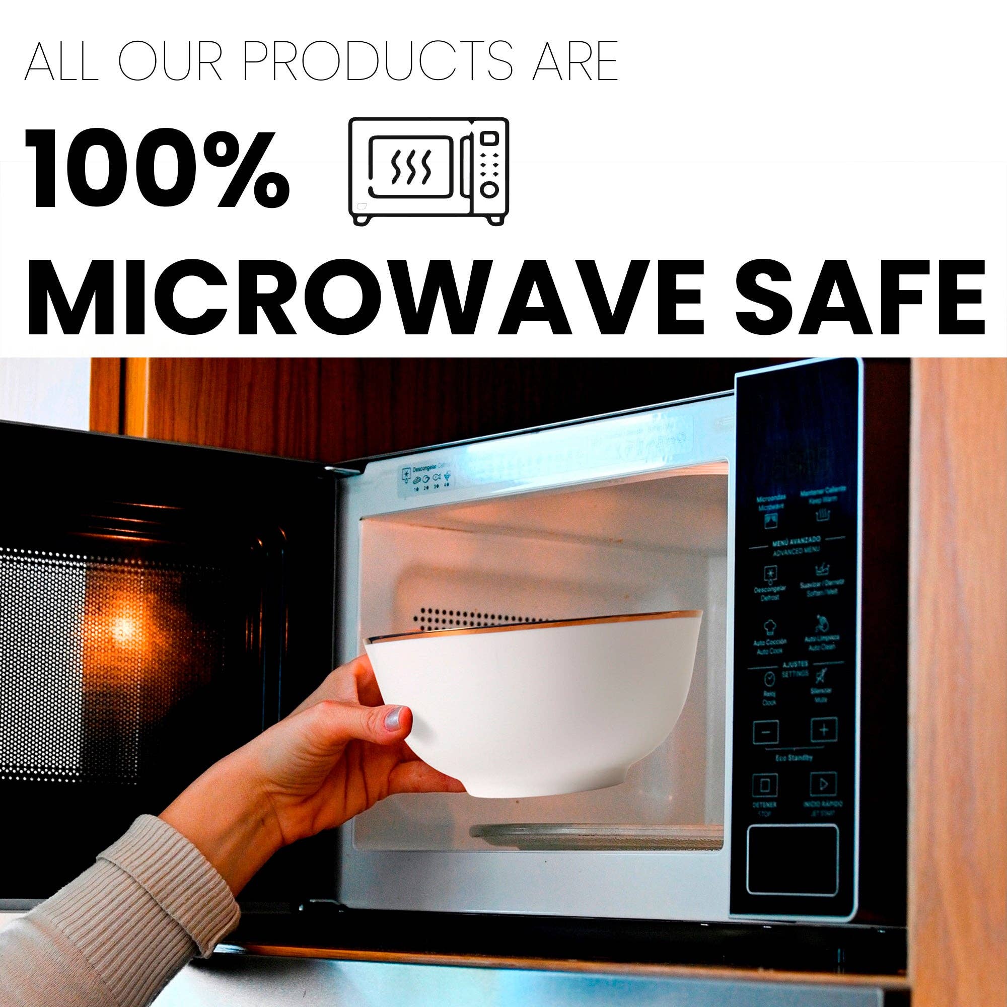 koken - Wholesale Dinnerware Set - KOKEN - 16 Pc Dinnerware sets for 4 - Porcelain dinnerware set - Plates and bowls sets - Dishes Set for 4 – Microwave safe plates and bowls sets - kitchen sets for home - White plates And Golden Rim9