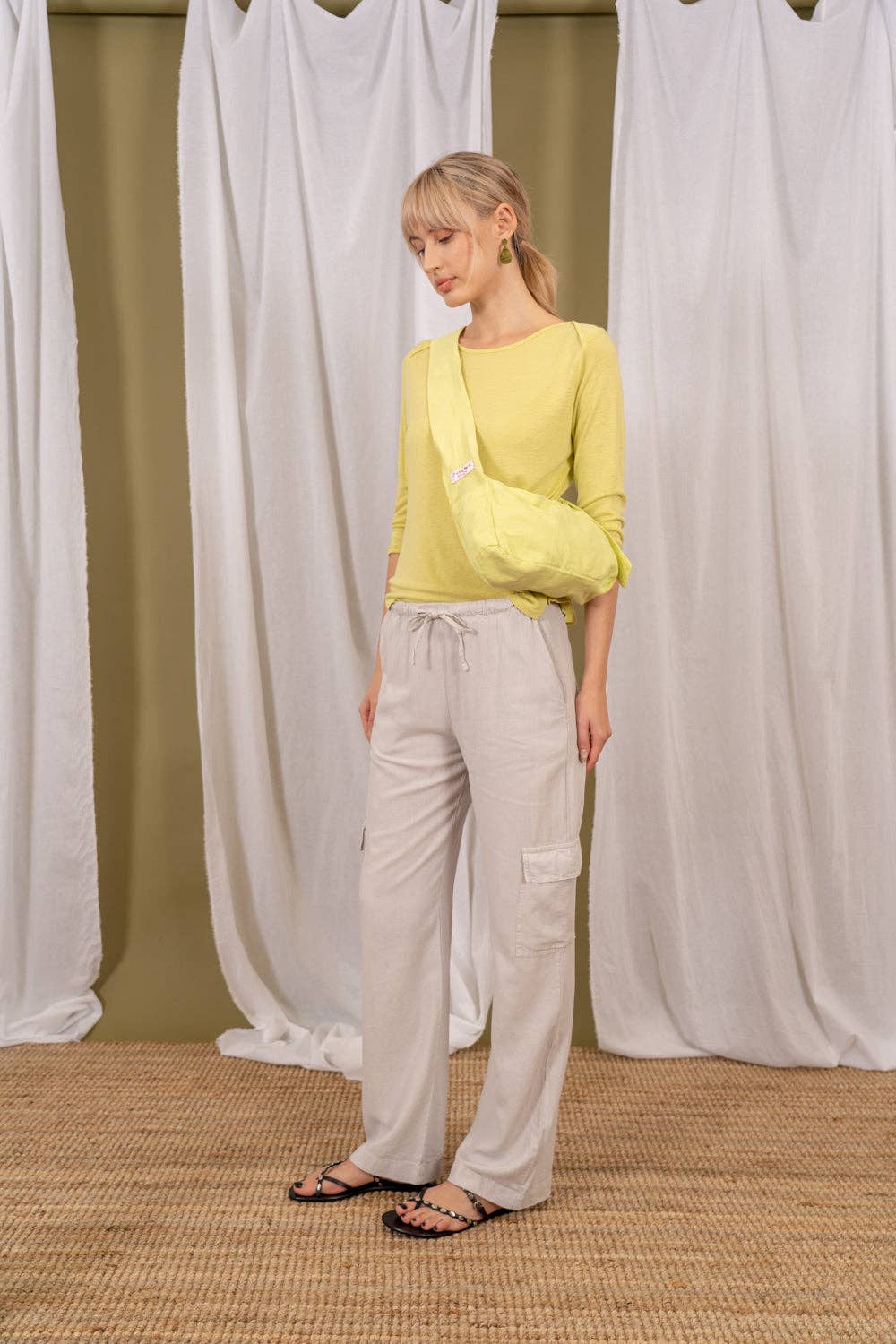 POEMS BCN – wholesale T-shirt (utan tryck) – Dam – Cyprus t-shirt med trekvartsärmar2