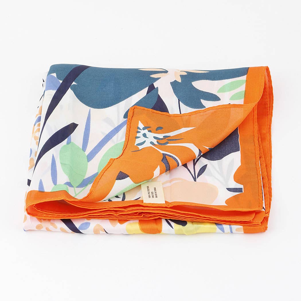 3AM BY H&D ACCESSORIES – Engroshandel Tørklæde - Dame – Bright Flower Tørklæde2