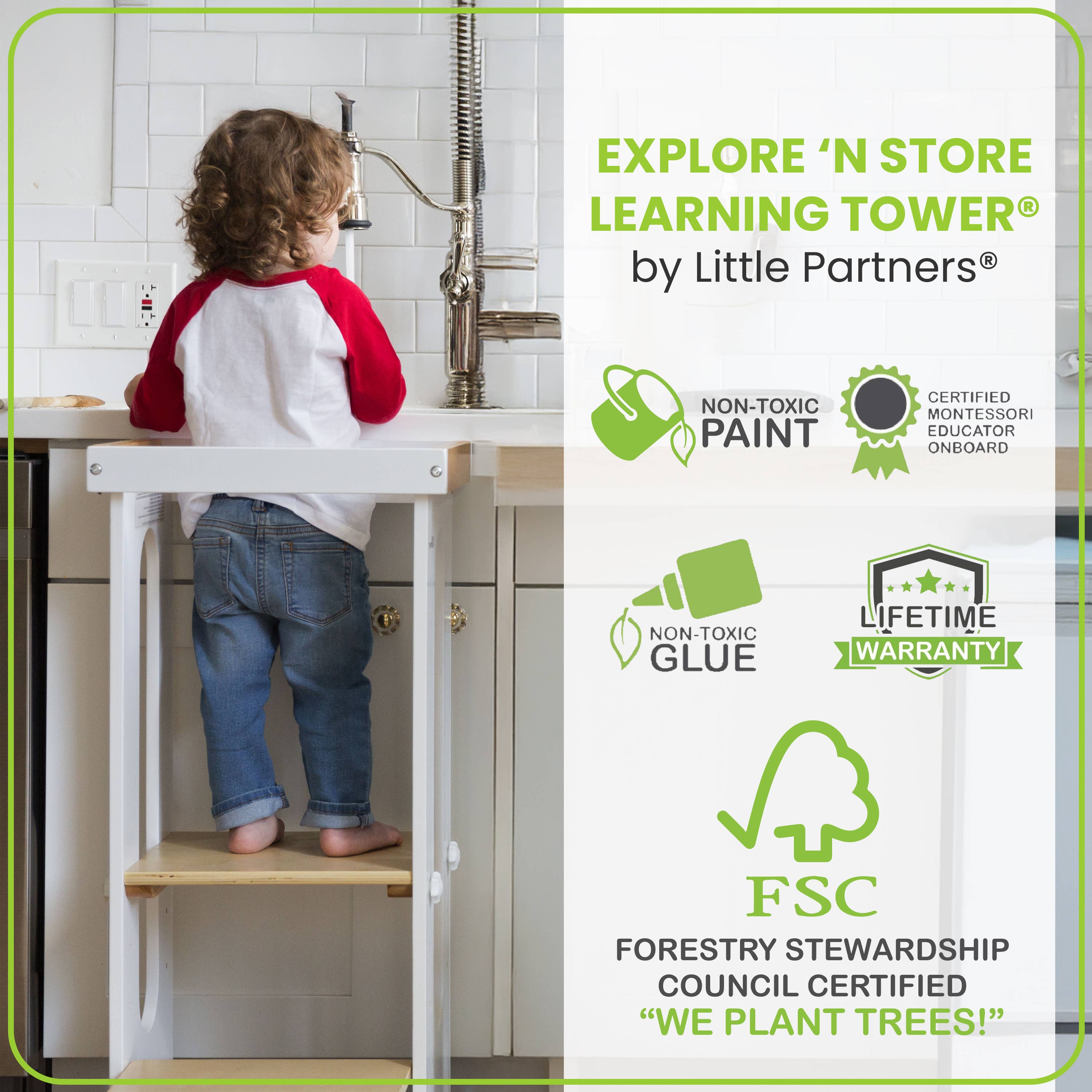 Little Partners - Wholesale Wood Toy - Kids - Explore 'N Store® Learning Tower® Toddler Tower20
