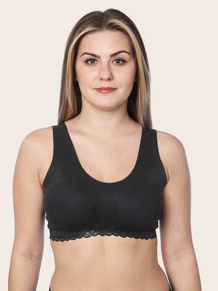 Isadora, reggiseno imbottito rimovibile da donna con rivestimento in pizzo per la vendita all'ingrosso da parte di Isadora, Tipi toe, & James Fiallo