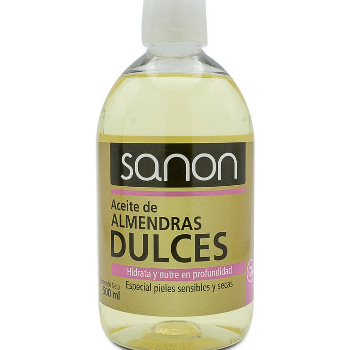 SANON Sweet Almond Oil 500 ml for wholesale by Pridahofarma