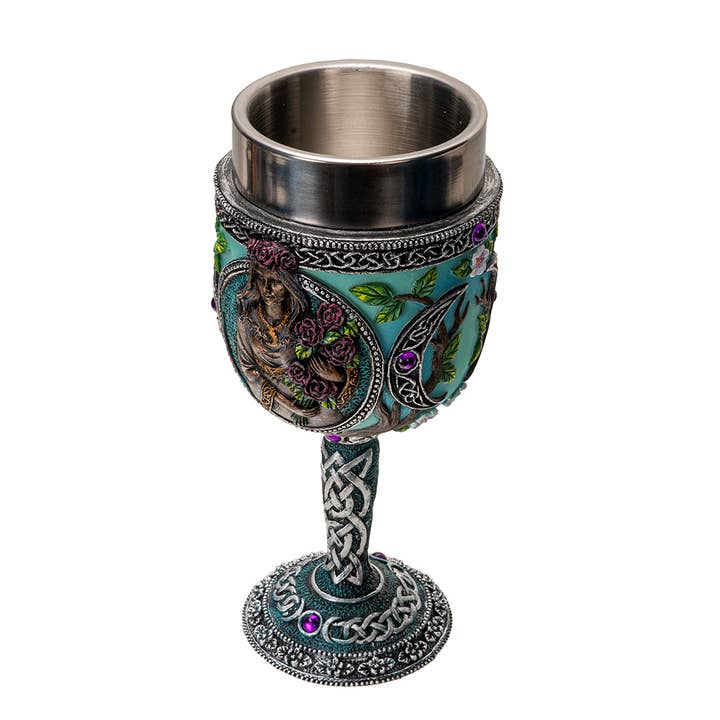 Pacific Trading - Wholesale Wine Glass - Triple Goddess Maiden Goblet4