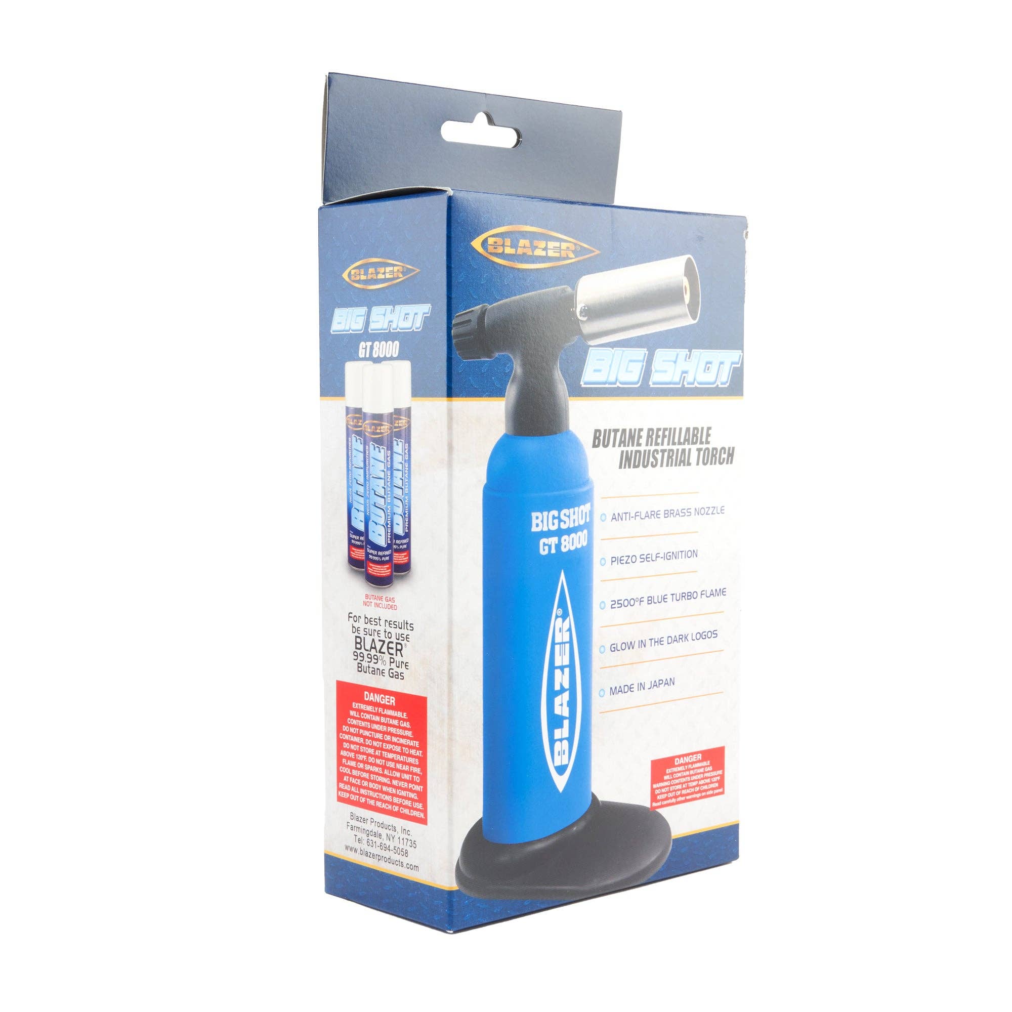 Cannatron - Wholesale Lighter - Blazer Big Shot GT-8000 Butane Torch10