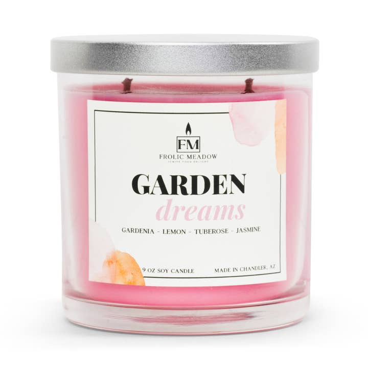 Garden Dreams Candle for wholesale by Frolic Meadow