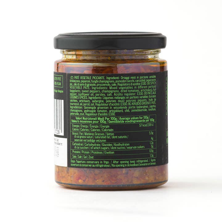 Famiglia Crispino - Wholesale Sauce - BRUSCHETTA ALL'ARRABBIATA - 270g - HOME MADE - VEG2