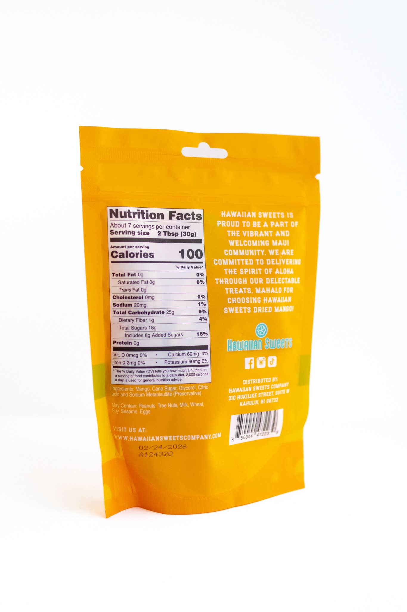 Hawaiian Sweets - Wholesale Dried/Dehydrated Fruit - DRIED FRUIT | MANGO SLICES2