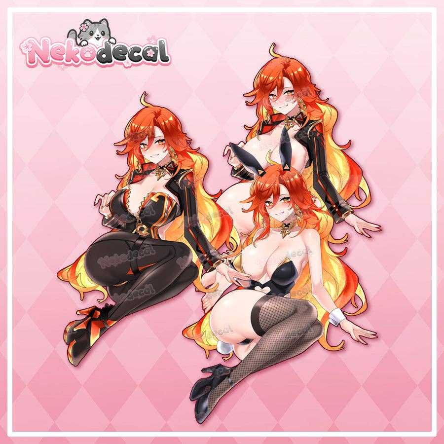 Nekodecal - Wholesale Sticker - Arlecchino & Mavuika Stickers3