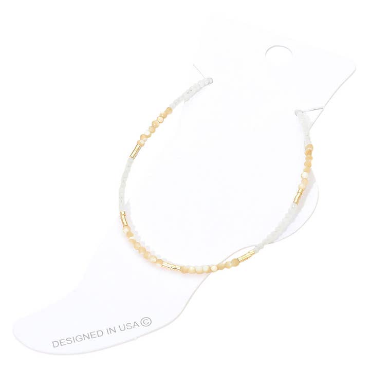 Sensibling Corp. - Wholesale Anklet - Faceted Beaded Anklet4