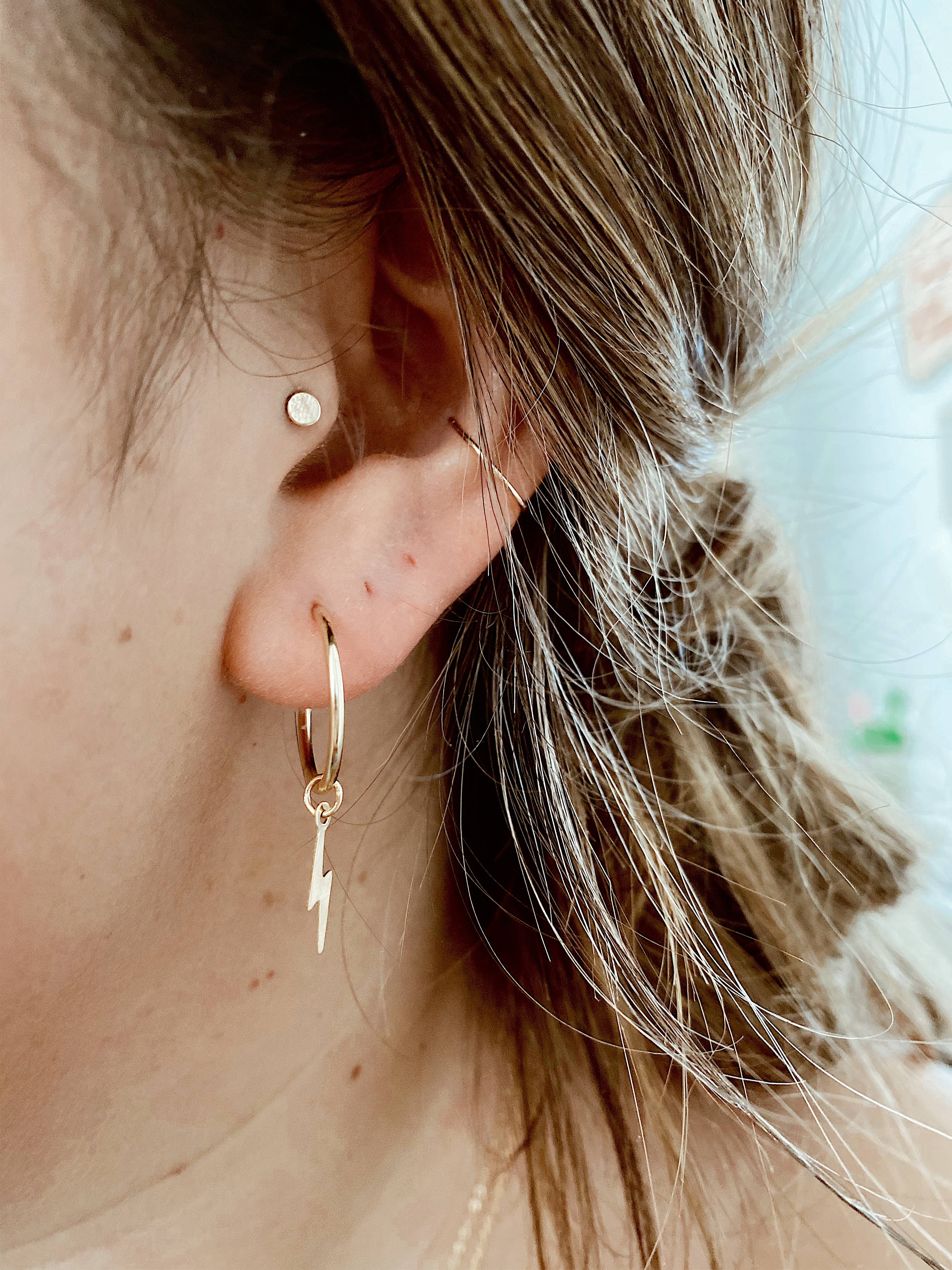 The General Collective - Wholesale Huggie Earrings - Skye Hoops7