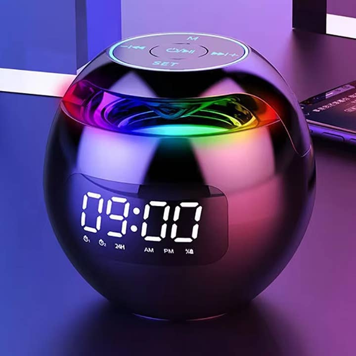 Draagbare Draadloze Bluetooth Speaker Wekker - Assorti voor wholesale door Lumbee Trade