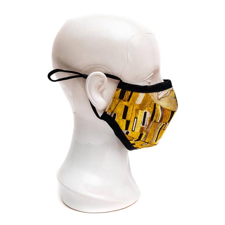 Modgy - Wholesale Protective Face Mask/Shield - Klimt The Kiss Fashion Mask5