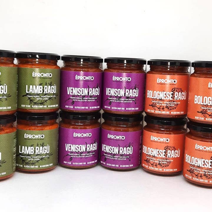 4 Bolognese + 4 Lamb + 4 Venison for wholesale by Cateritaly Ltd