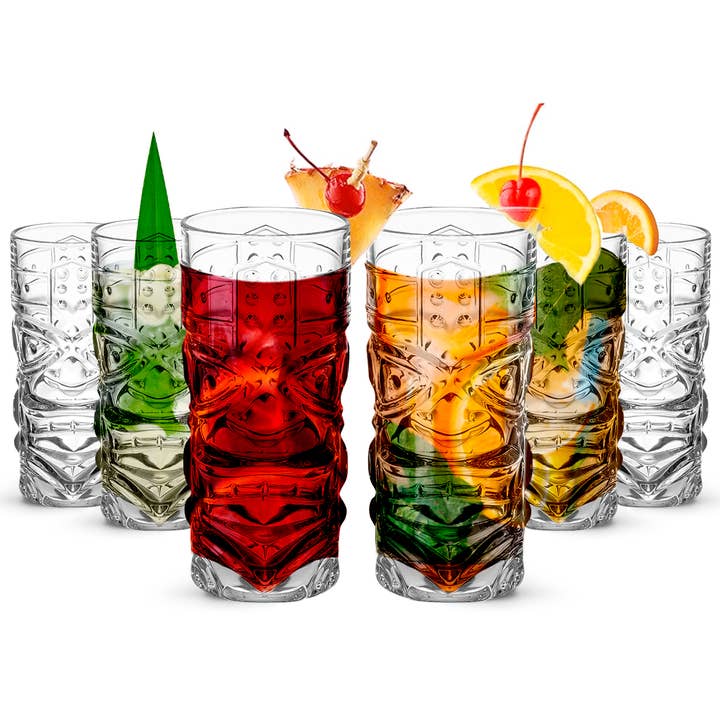 Lemonsoda - Wholesale Cocktail/liquor glass - Clear Tiki Glasses -15oz (1pc)